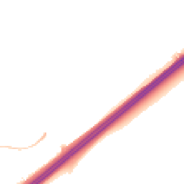 Night-time road noise heatmap for RG22 4UX