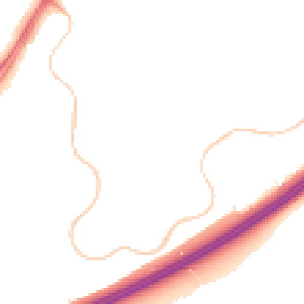 Night-time road noise heatmap for RG22 4WU