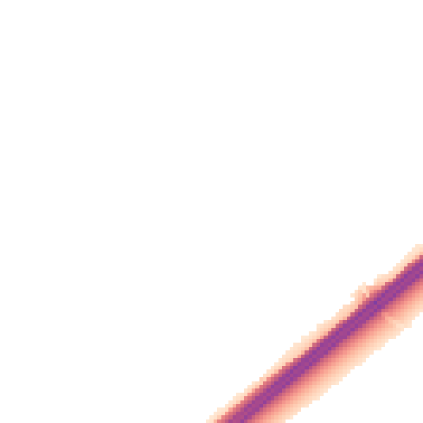 Night-time road noise heatmap for RG22 4XX