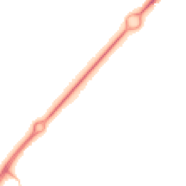 Night-time road noise heatmap for RG22 4YB