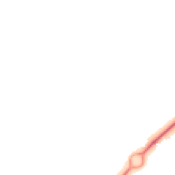 Night-time road noise heatmap for RG22 5LL