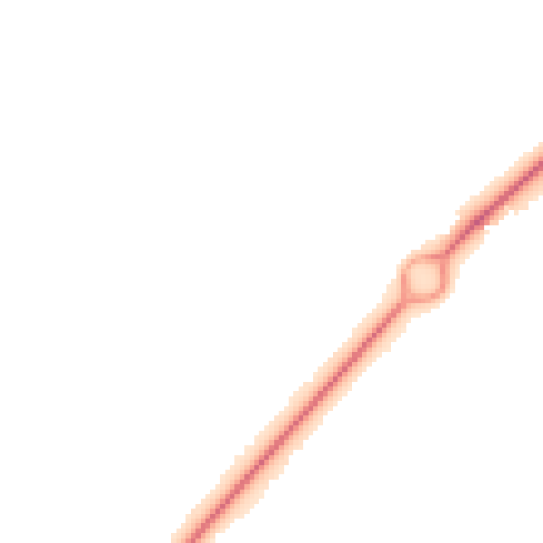 Night-time road noise heatmap for RG22 5RA