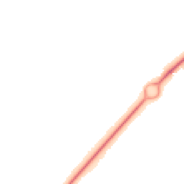 Night-time road noise heatmap for RG22 5RJ