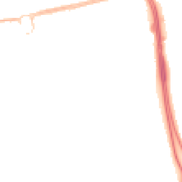 Night-time road noise heatmap for RG22 6PR