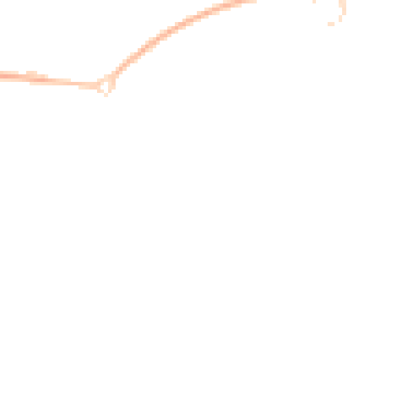 Night-time road noise heatmap for RG22 6UG