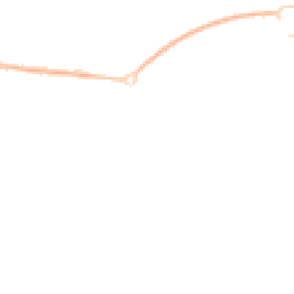 Night-time road noise heatmap for RG22 6UL