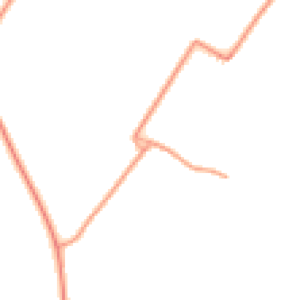 Daytime road noise heatmap for RG23 7EU