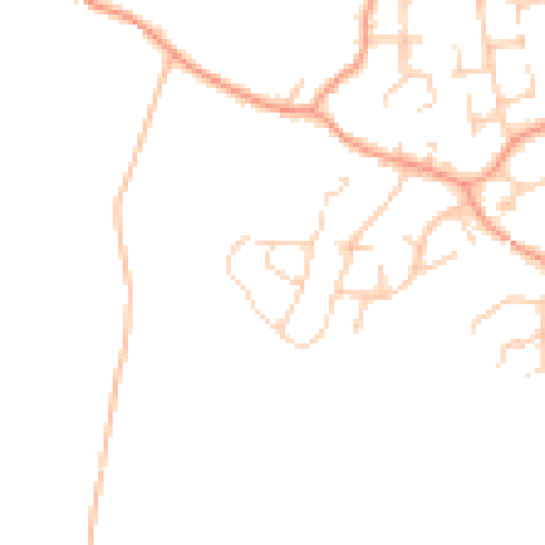 Daytime road noise heatmap for RG23 7FU
