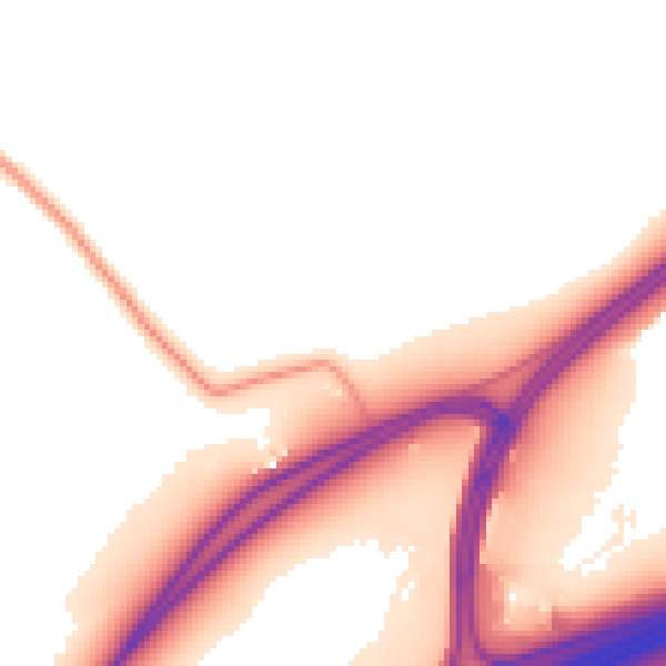 Daytime road noise heatmap for RG23 7LT