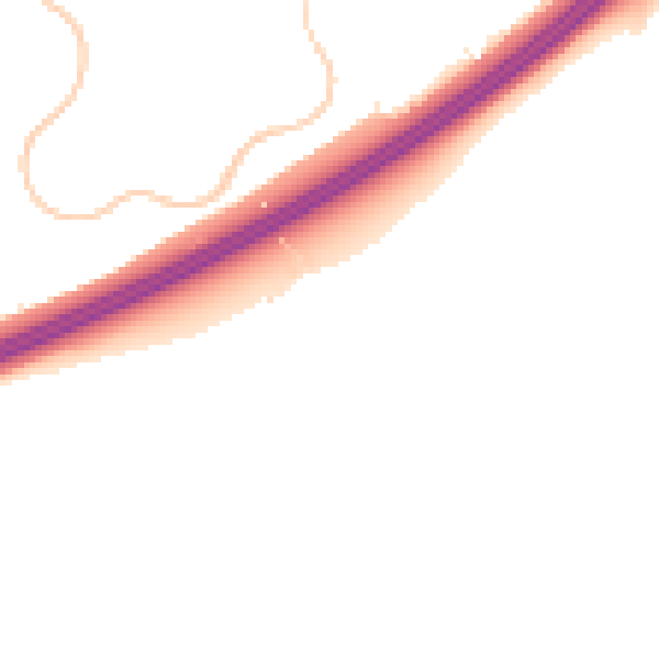 Night-time road noise heatmap for RG23 7LW