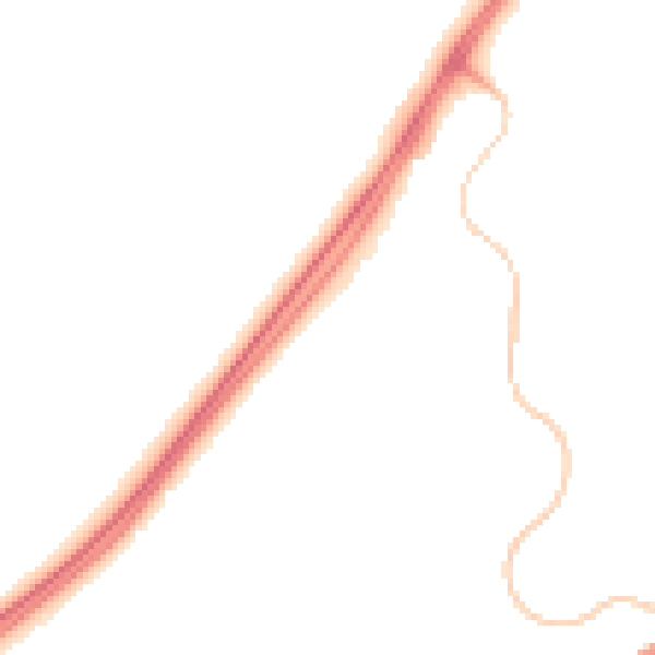 Night-time road noise heatmap for RG23 7PU