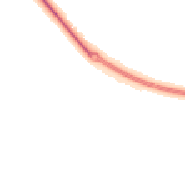 Night-time road noise heatmap for RG23 8HU