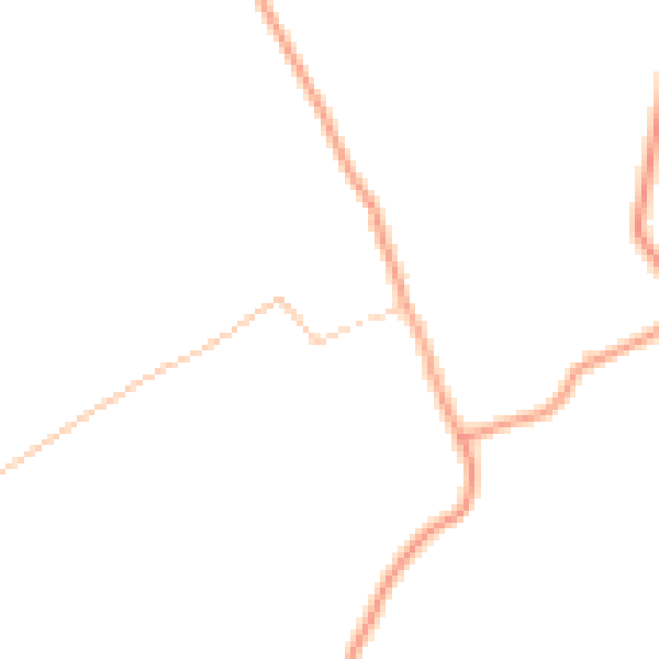 Daytime road noise heatmap for RG23 8PL