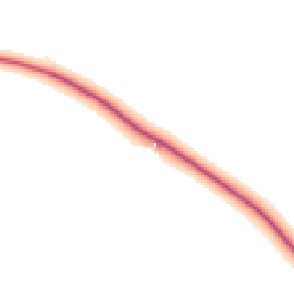 Night-time road noise heatmap for RG23 8TH