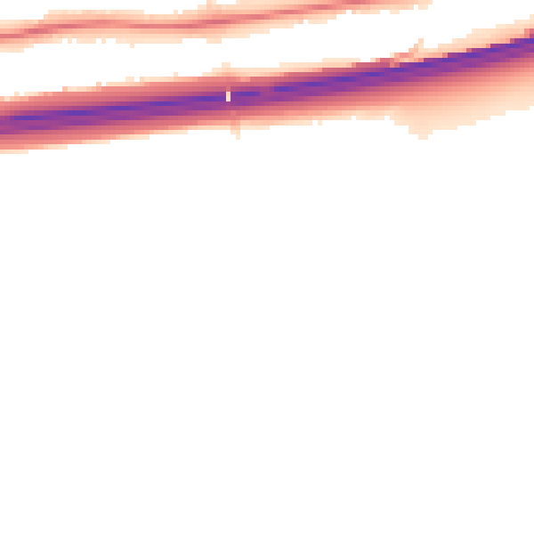 Night-time road noise heatmap for RG24 7AB