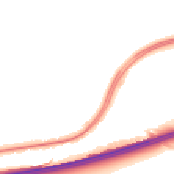Night-time road noise heatmap for RG24 7AG