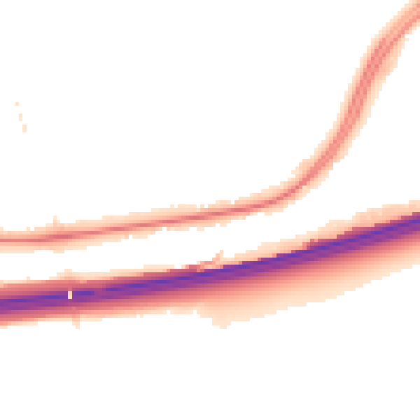 Night-time road noise heatmap for RG24 7AP