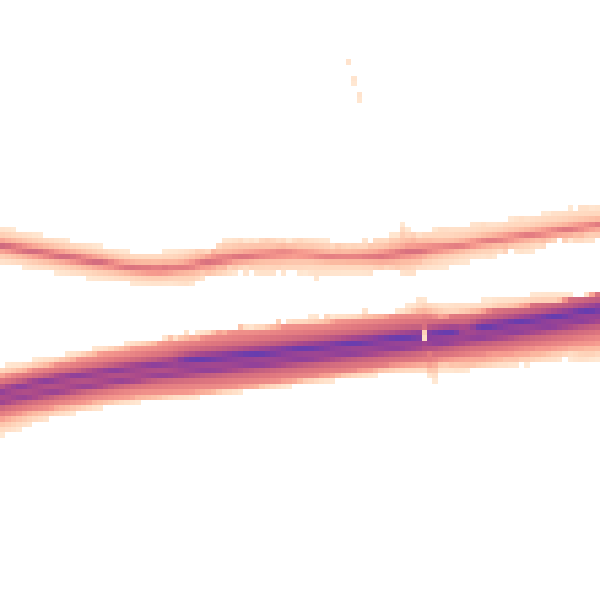 Night-time road noise heatmap for RG24 7AS