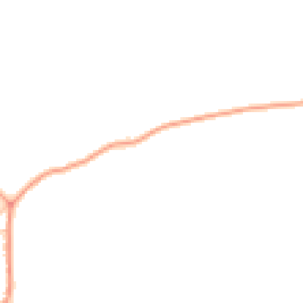 Daytime road noise heatmap for RG24 7AT