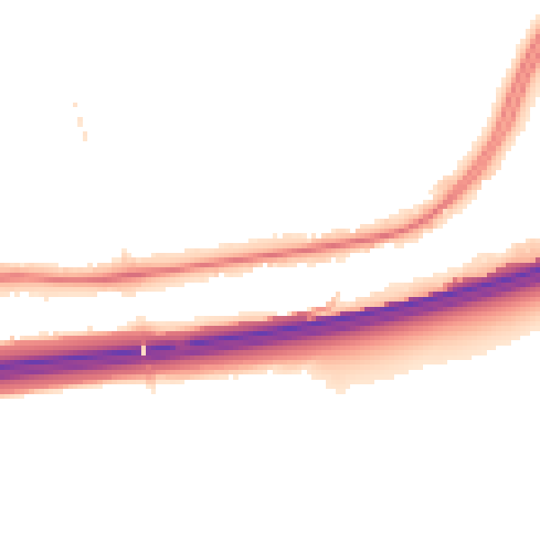 Night-time road noise heatmap for RG24 7BG