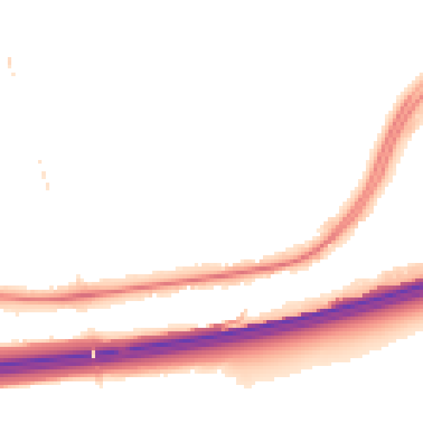 Night-time road noise heatmap for RG24 7EU