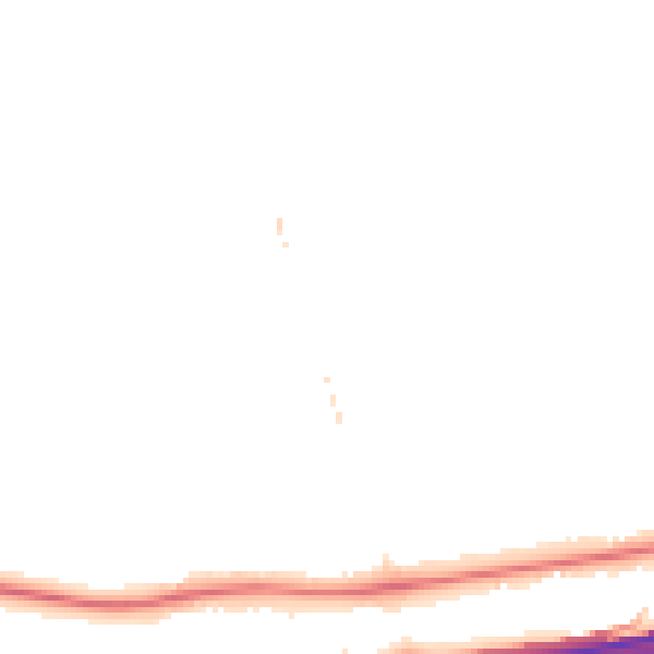 Night-time road noise heatmap for RG24 7HD