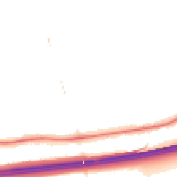Night-time road noise heatmap for RG24 7HS