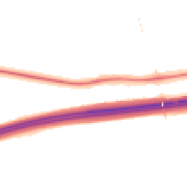 Night-time road noise heatmap for RG24 7JB