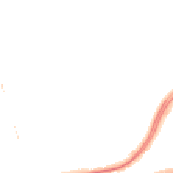 Night-time road noise heatmap for RG24 7JS