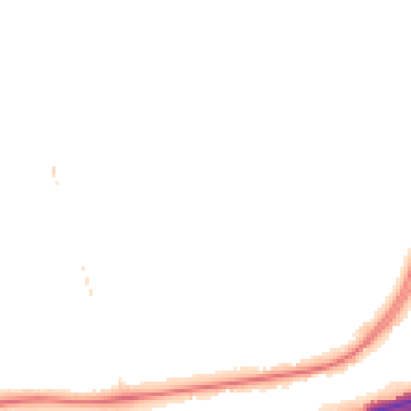 Night-time road noise heatmap for RG24 7LE