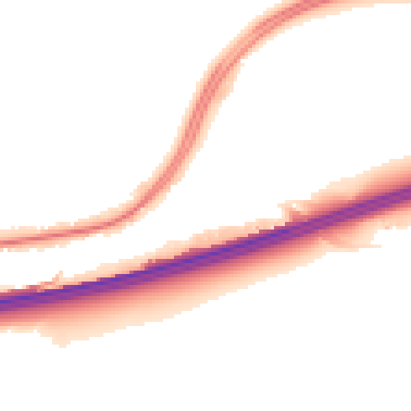 Night-time road noise heatmap for RG24 7NJ