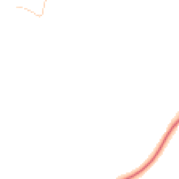 Night-time road noise heatmap for RG24 8EX
