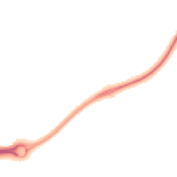 Night-time road noise heatmap for RG24 8LZ