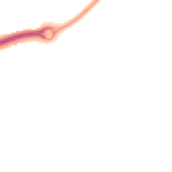 Night-time road noise heatmap for RG24 8TP