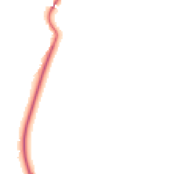 Night-time road noise heatmap for RG24 9JH