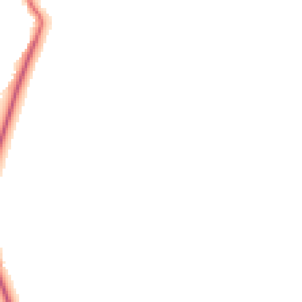 Night-time road noise heatmap for RG24 9JL