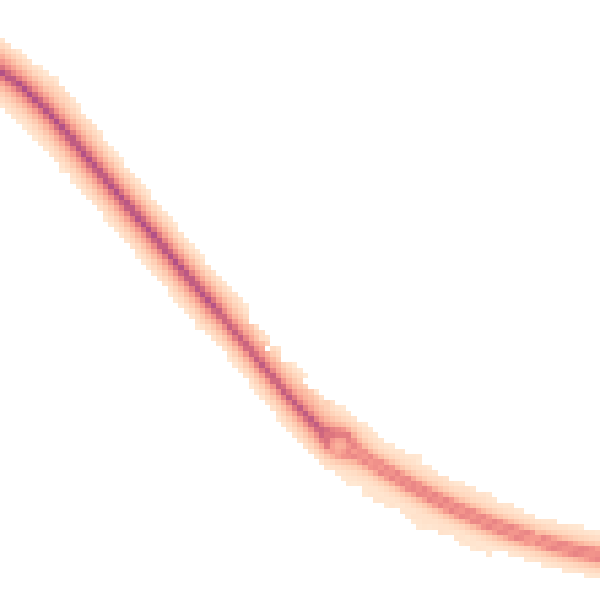 Night-time road noise heatmap for RG24 9JS