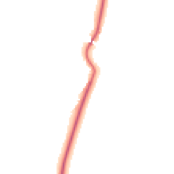 Night-time road noise heatmap for RG24 9LA