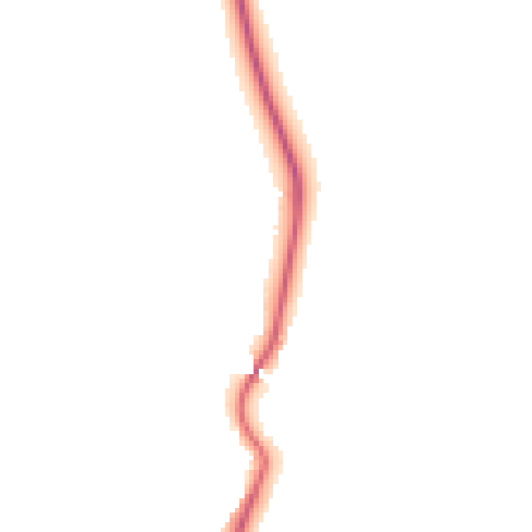 Night-time road noise heatmap for RG24 9LE