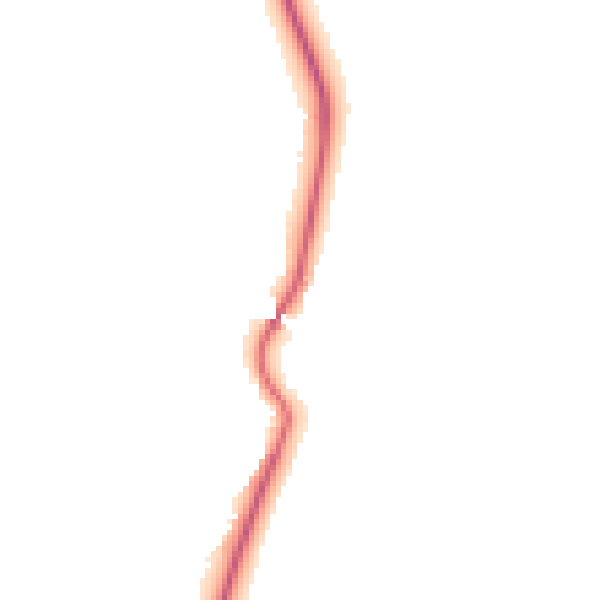 Night-time road noise heatmap for RG24 9LF