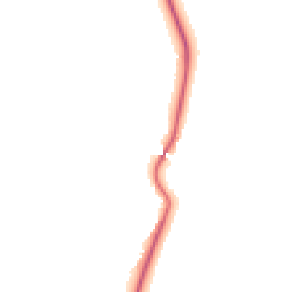Night-time road noise heatmap for RG24 9LG