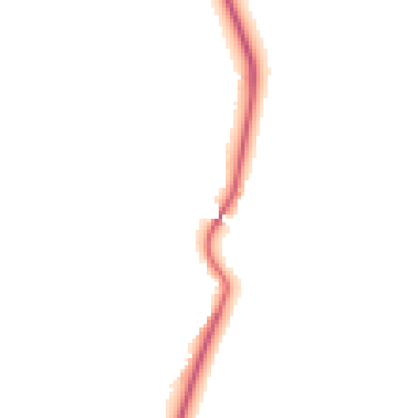 Night-time road noise heatmap for RG24 9LU