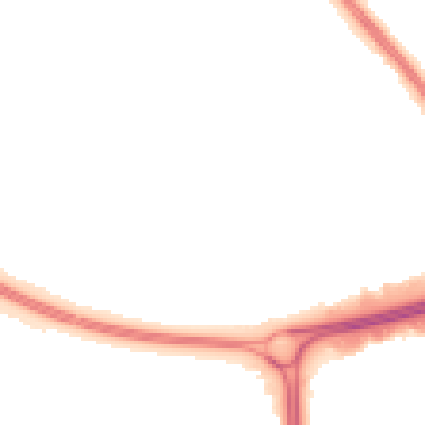 Night-time road noise heatmap for RG24 9SW