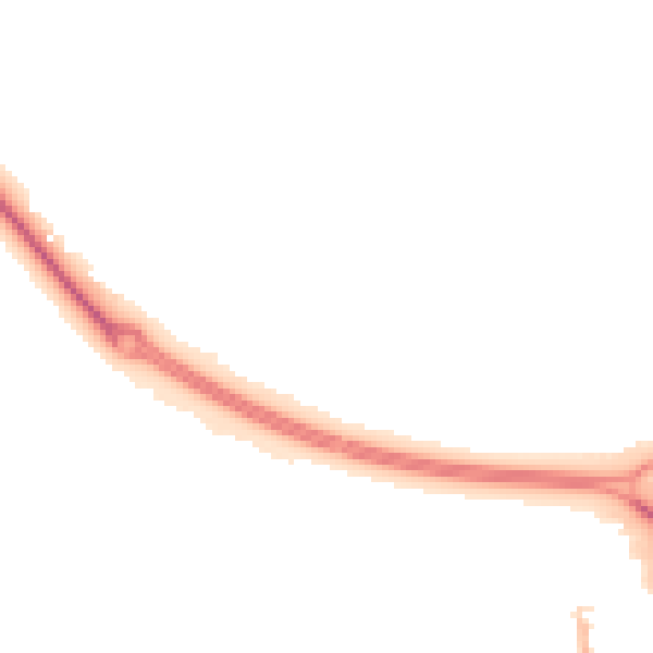 Night-time road noise heatmap for RG24 9SY
