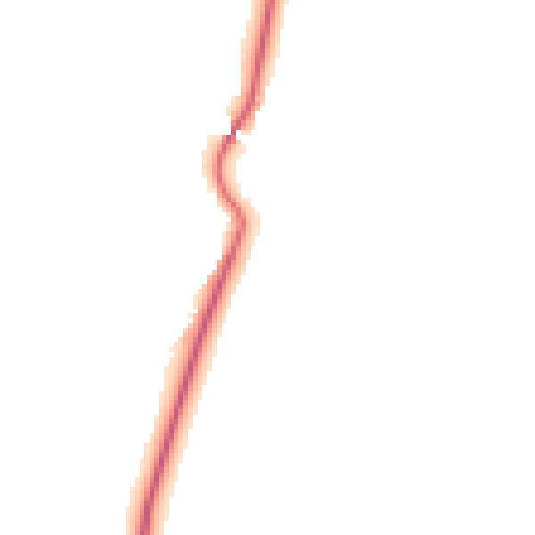 Night-time road noise heatmap for RG24 9YZ
