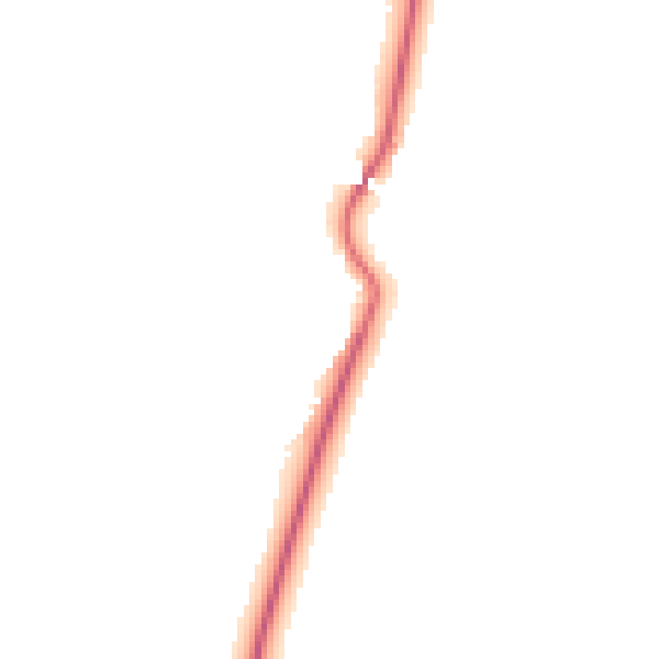 Night-time road noise heatmap for RG24 9ZQ