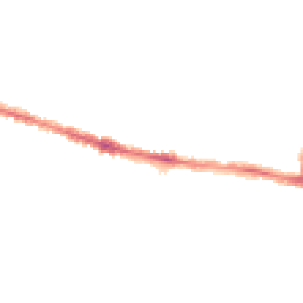 Night-time road noise heatmap for RG30 1AB