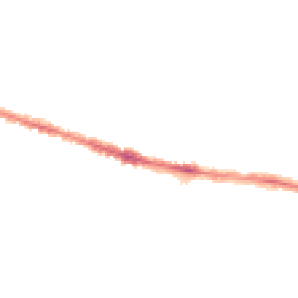 Night-time road noise heatmap for RG30 1DE