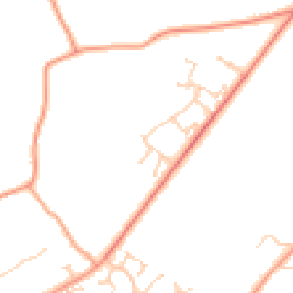 Daytime road noise heatmap for RG30 3SG