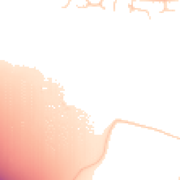 Daytime road noise heatmap for RG30 3SU